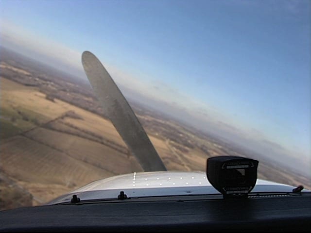 Engine stopped in a Cessna