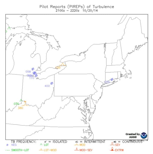 Graphical Pireps Go or No Go: fall cold front : Air Facts Journal
