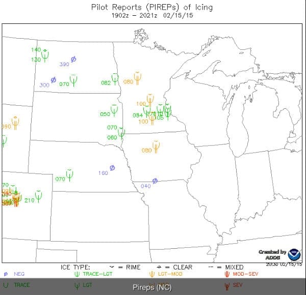 Ice Pirep Example Go or No Go: VFR under the ice? : Air Facts Journal