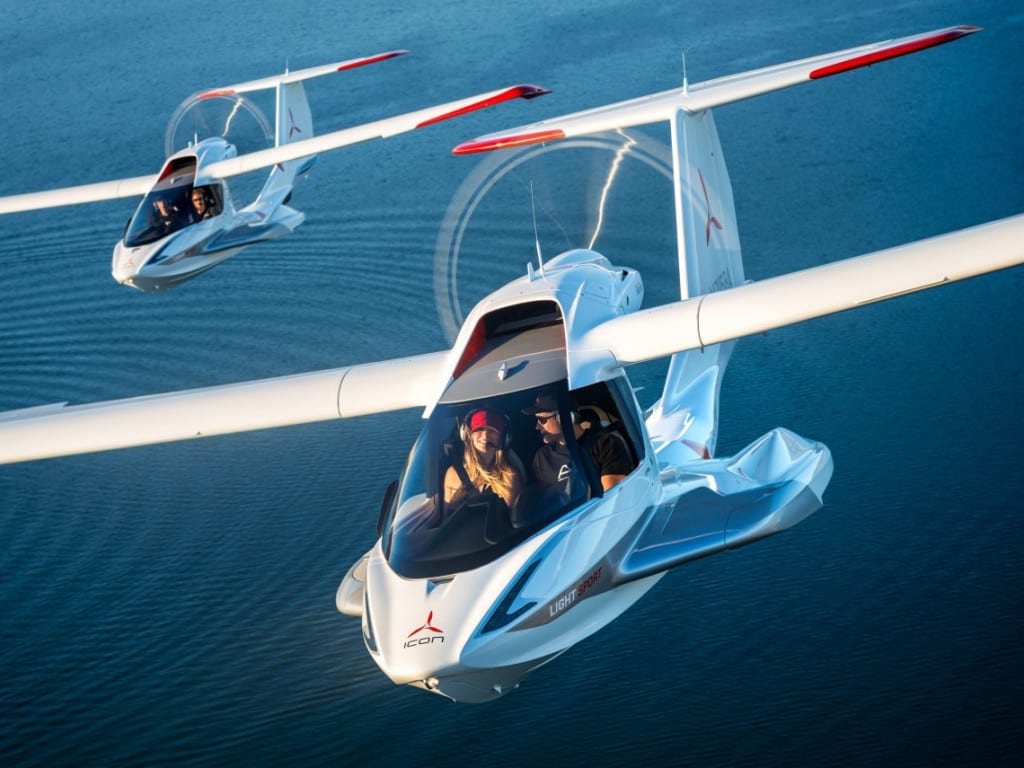 ICON A5 in flight