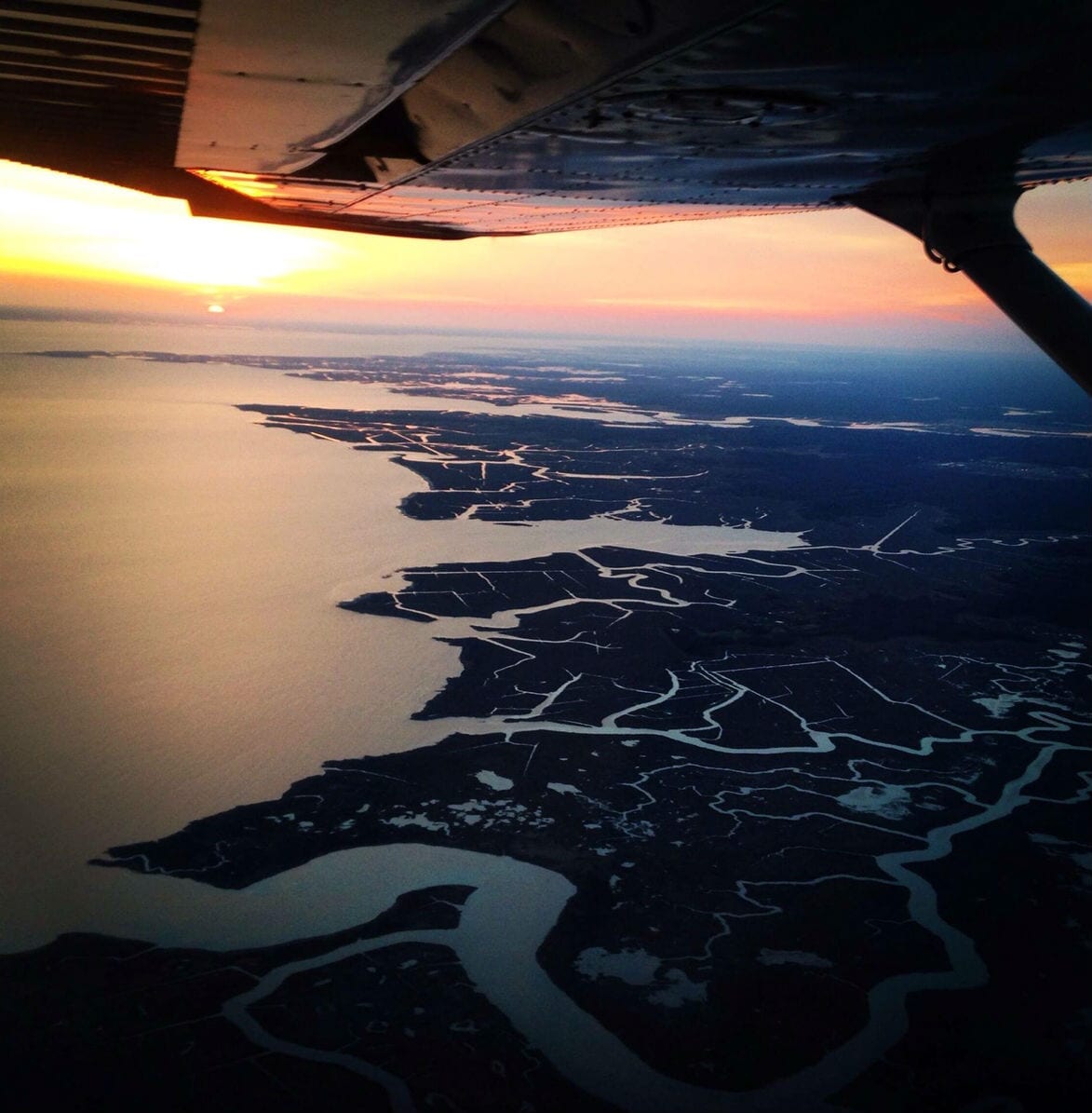 Sunset from Cessna