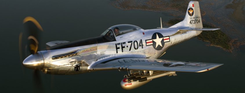 P-51D in flight