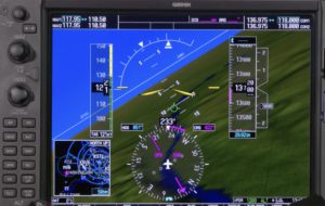 G1000 PFD with flight path marker