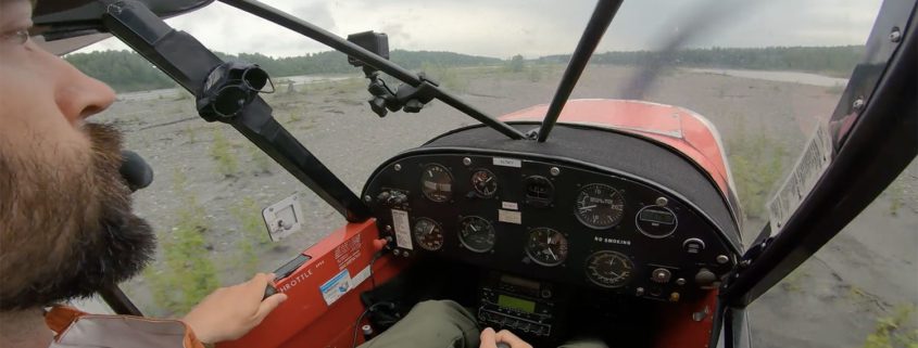 Super Cub landing