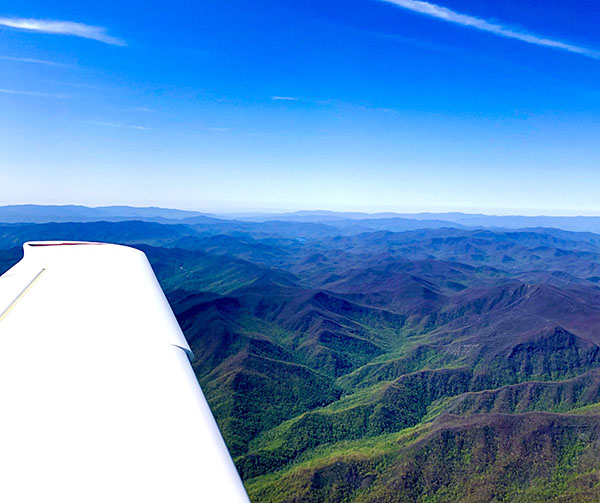 Cirrus over mountains