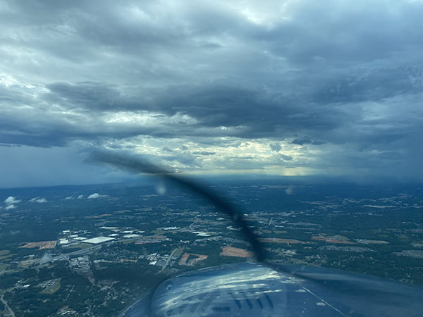 Clouds from Cessna 210