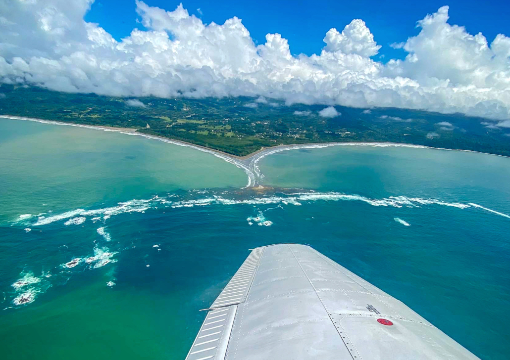 Whale’s Tail in Marino Ballena National Park, Costa Rica