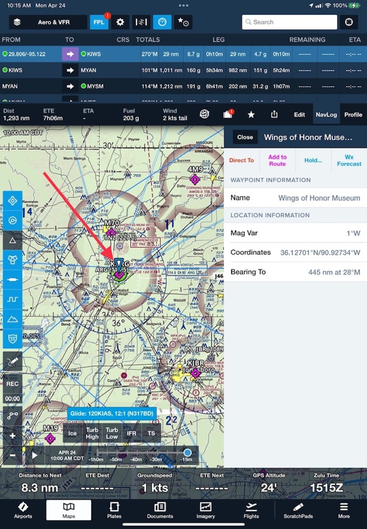 ForeFlight map layer