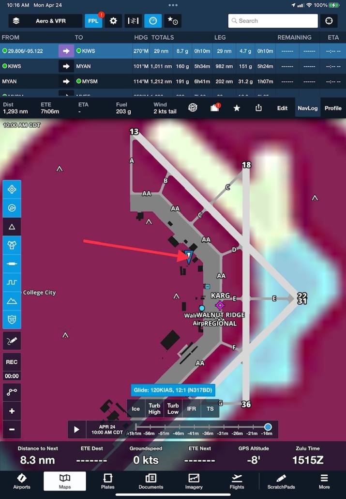 ForeFlight map layer