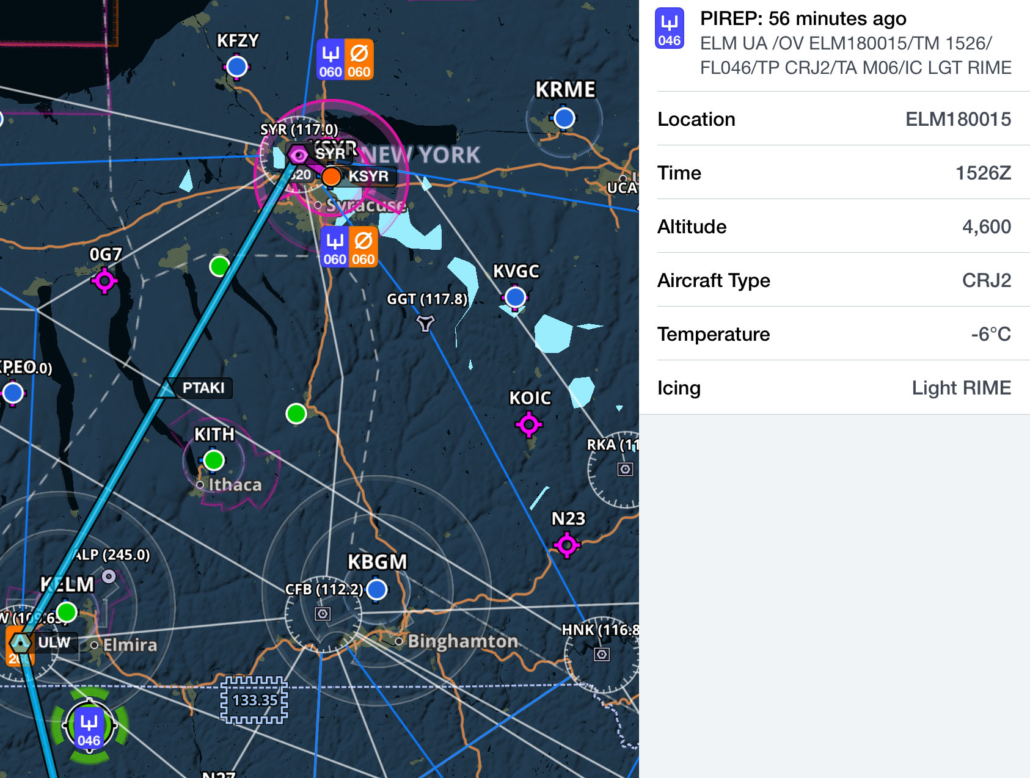 Ice Pirep Example Go or No Go: ice before snow : Air Facts Journal