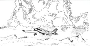 airplane sketch
